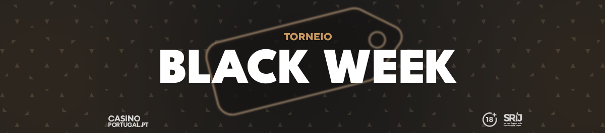 3.000€ em bónus no Torneio Black Week do Casino Portugal