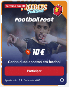Football Fest: ganha apostas grátis neste desafio da Betclic