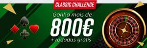 Torneio Classic Challenge regressa à Betclic com 800€ em bónus e jogadas grátis