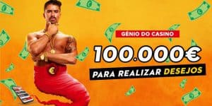 Génio do Casino da Betclic oferece 100.000€ em prémios