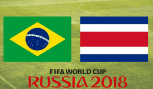 Brasil - Costa Rica Mundial 2018 apostas e prognósticos