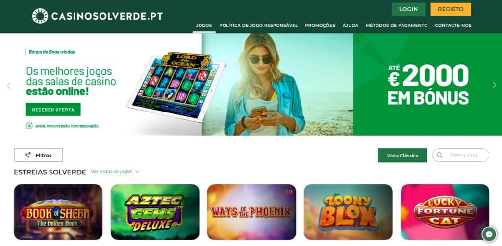 Casino Solverde Homepage 2020