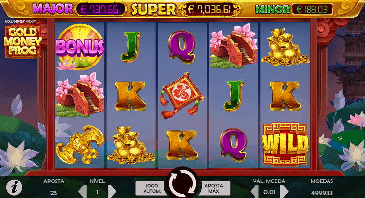Gold Money Frog Slot Machine