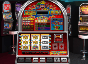 Slot machine joker 10000