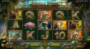 A calma da natureza e os perigos da selva em destaque nas novas slots do Casino Portugal Slot machine Jungle Spirit: Call of the Wild