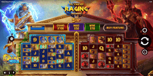 Olympus Raging Megaways slot machine
