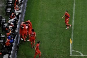 Portugal celebra golo