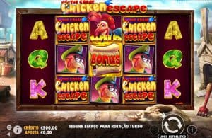 Invasão de perus e galinhas no Casino Portugal